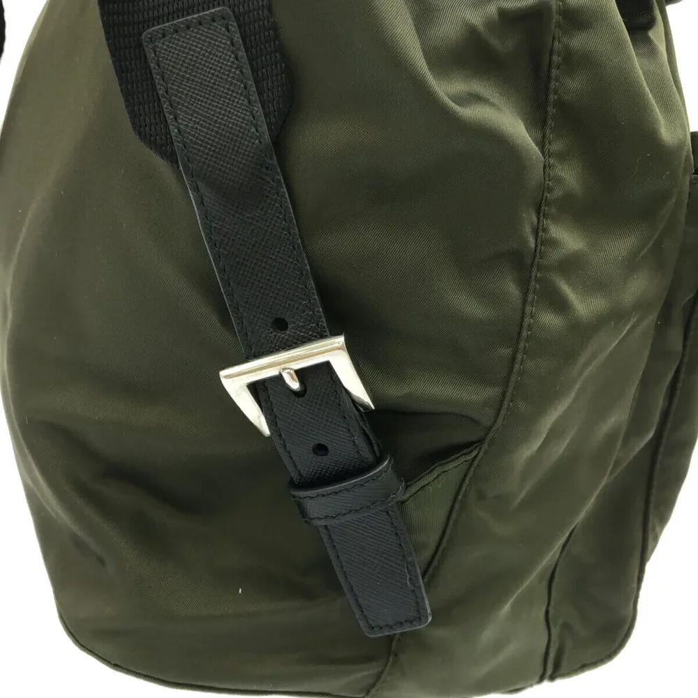 Auth Prada - Dark Green Black Nylon #99191P75B - Picture 9 of 13